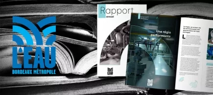 visuel du rapport annuel de la Régie