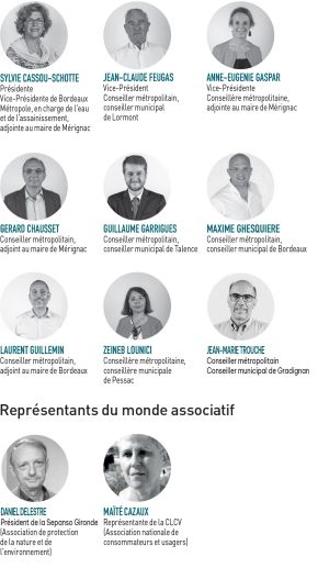 Photo des 11 représentants élus